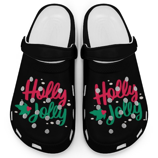 Christmas Holly Jolly Clogs