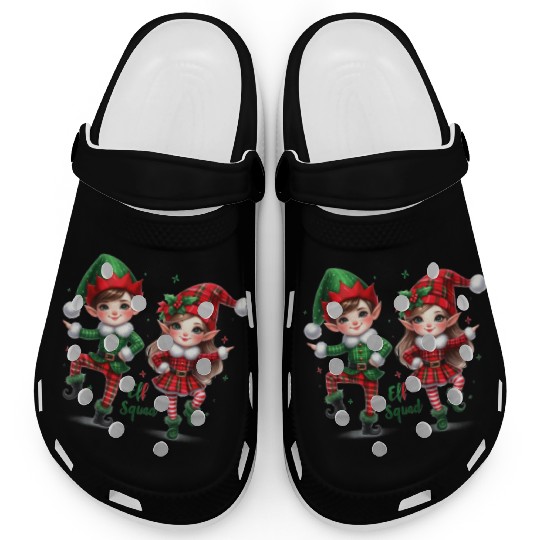 Merry Christmas, Christmas Retro Clogs