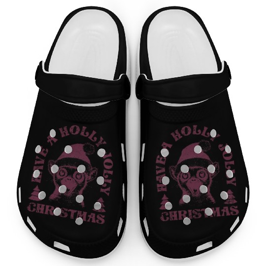 Lemur Christmas Lemur Xmas Lemur Santa Claus Clogs