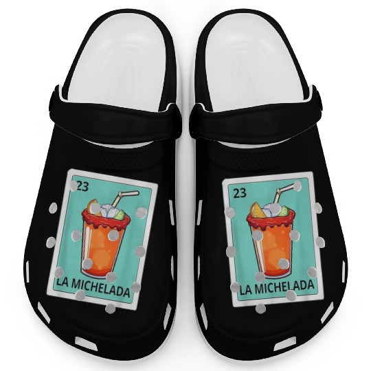 Michelada Lover Spanish La Michelada Mexican Bingo Clogs