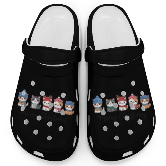 Meowy Christmas, Merry Christmas Clogs