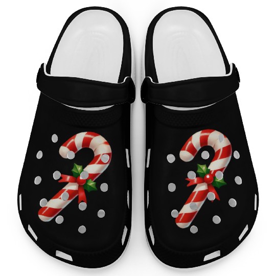 Candy Cane Christmas, Merry Christmas Clogs