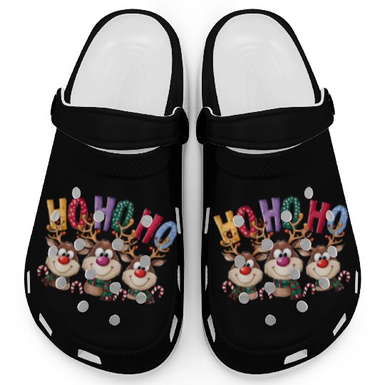 Ho Ho Ho Deer Clogs