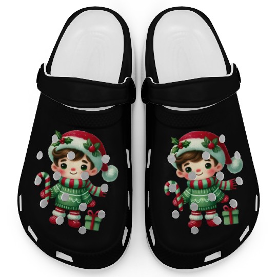 Merry Christmas, Christmas Vintage Clogs