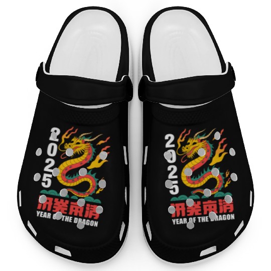 new year of the dragon Clogs