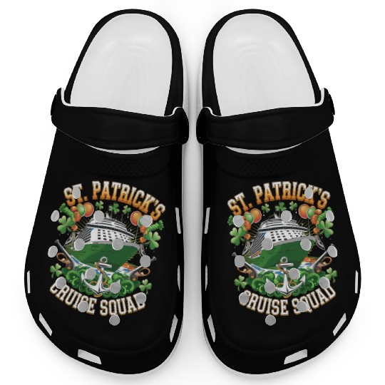 St Patrick's Day Cruise Squad 2025 Family Matching Clogs