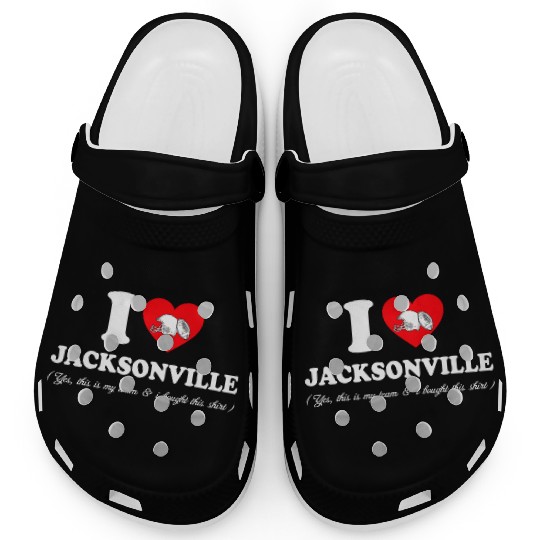 Groovy I Love Jacksonville Clogs