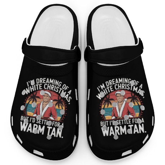 I'm dreaming of a white Christmas Clogs