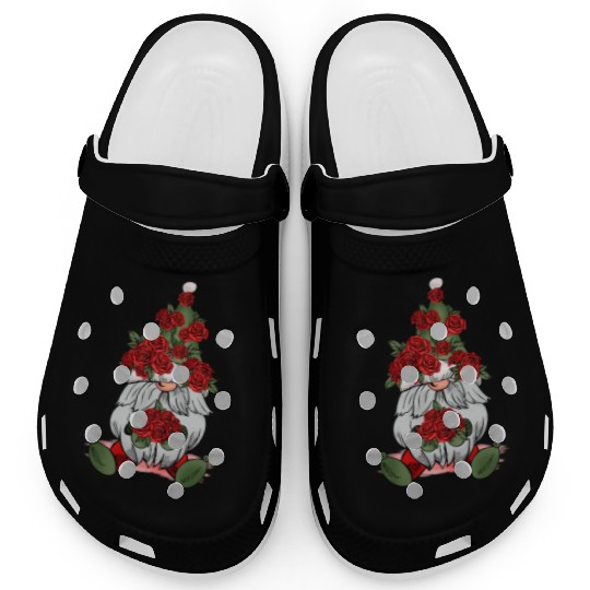 Gnomes Valentines Revelin, Valentines Retro Clogs