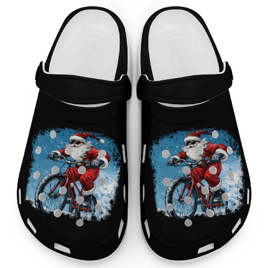 Biker Christmas Clogs