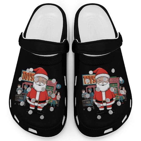 holiday shopping art Clogs