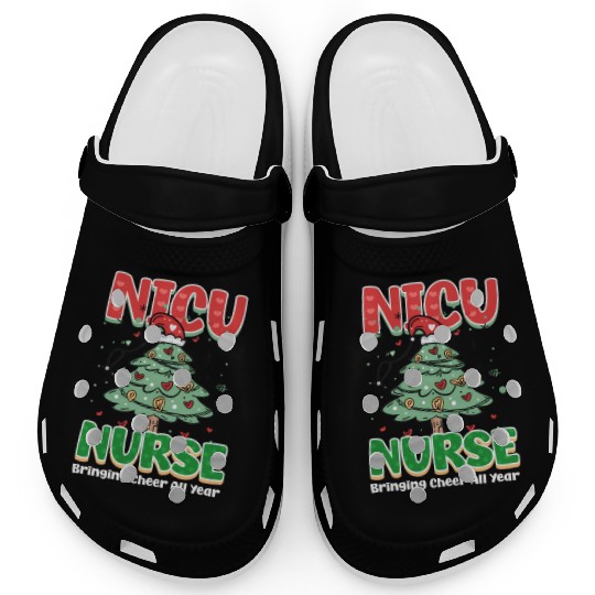 NICU Christmas NICU Nurse, Bringing Cheer All Year Clogs