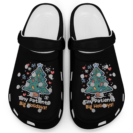 NICU Christmas Tiny Patients, Big Holidays! Clogs