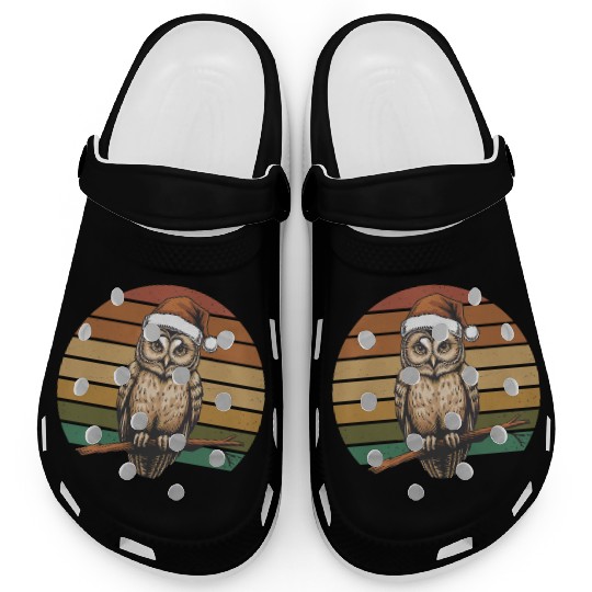 Christmas Owl Clogs