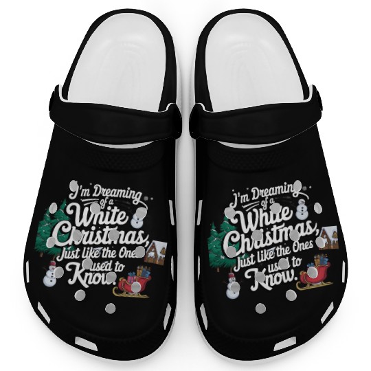 I'm dreaming of a white christmas Clogs