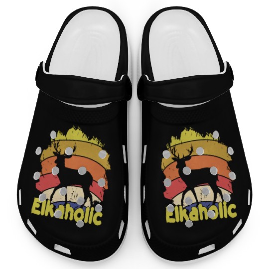 Elk Hunting Elkaholic Hunters Clogs