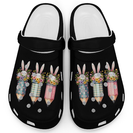 Happy Easter Bunny, Easter Day Clogs