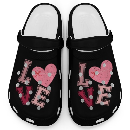 Valentine Day, Valentine Retro Clogs