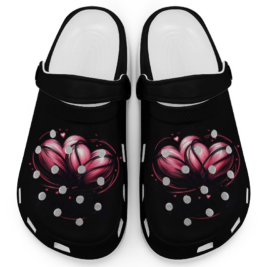 Happy Valentines Day Clogs