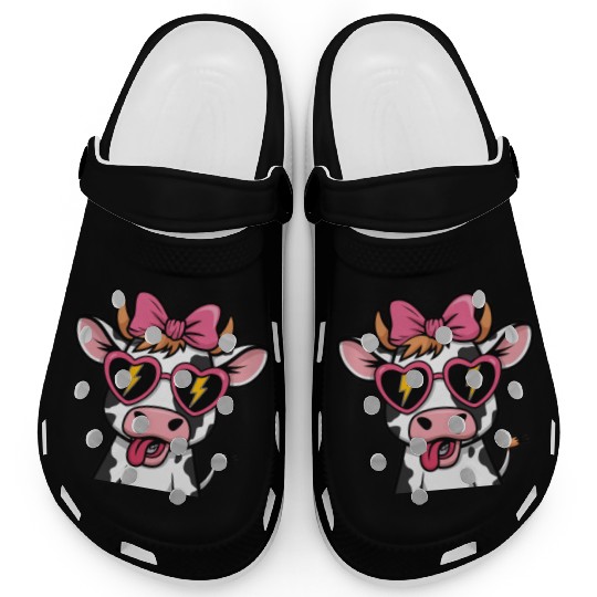 Cow Valentine s Day Clogs