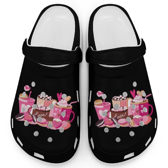 Coffee Valentine, Valentines Retro, Valentines Day Clogs