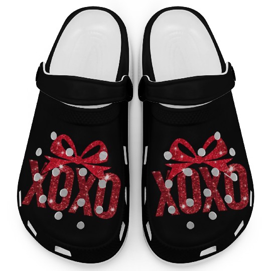 Faux Sequin Xoxo Clogs
