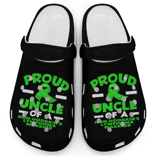 Non-Hodgkin Lymphoma Awareness Proud Uncle Clogs