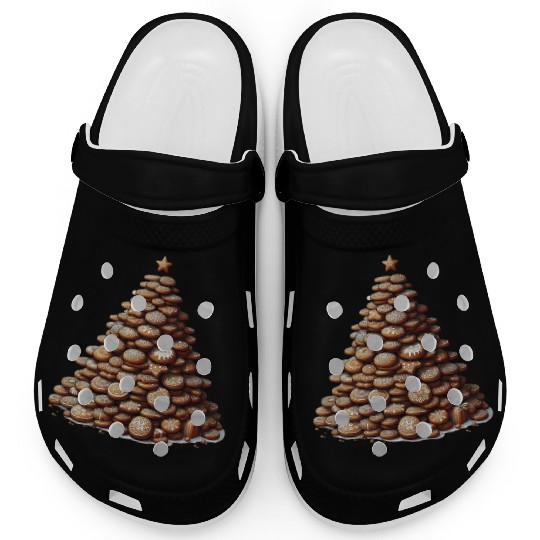 Gingerbread Christmas Tree - Festive Gifts Clogs