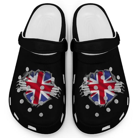 Union Jack Ripped Style UK Pride Clogs