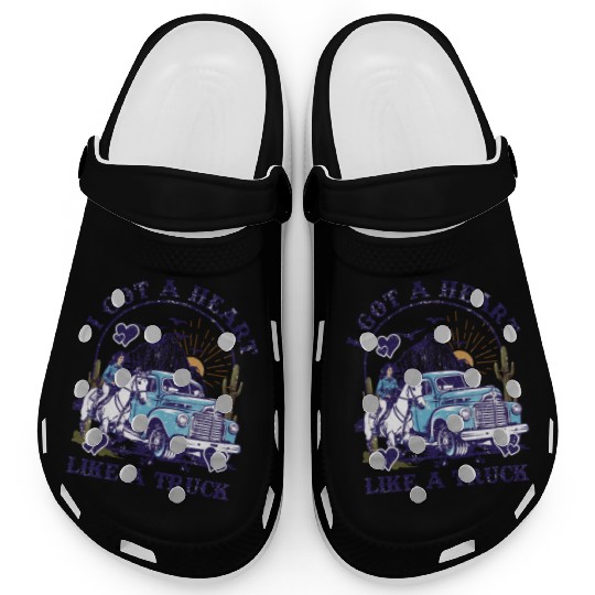 I Got A Heart Like A Truck Clogs