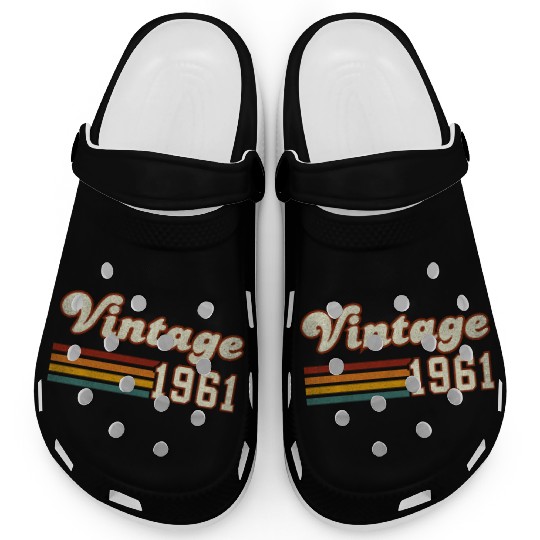 64th Birthday Gift - Vintage 1961 Clogs