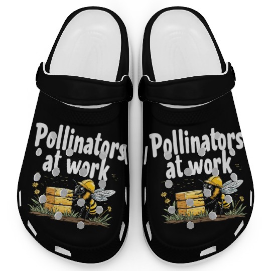 Bee-Friendly Gardener Pollinator Garden and Save Clogs