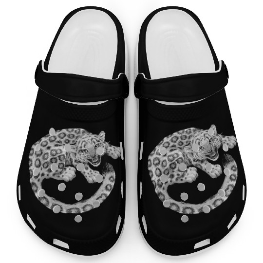 Snow Leopard Cub Clogs