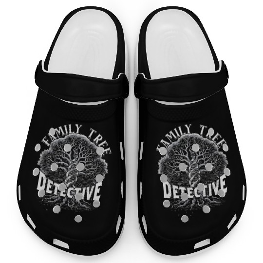 Genealogy Genealogist Family Tree Detective Clogs