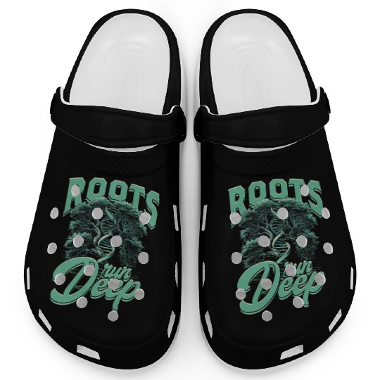 Genealogy Genealogist Roots Run Deep Clogs