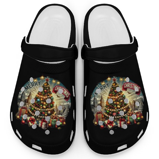Classic Christmas Tree Design - Christmas Gifts Clogs