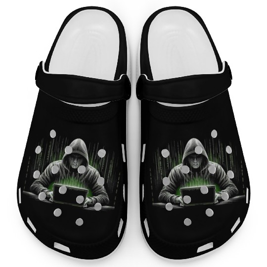 Hacker Programmer Computer Science Clogs