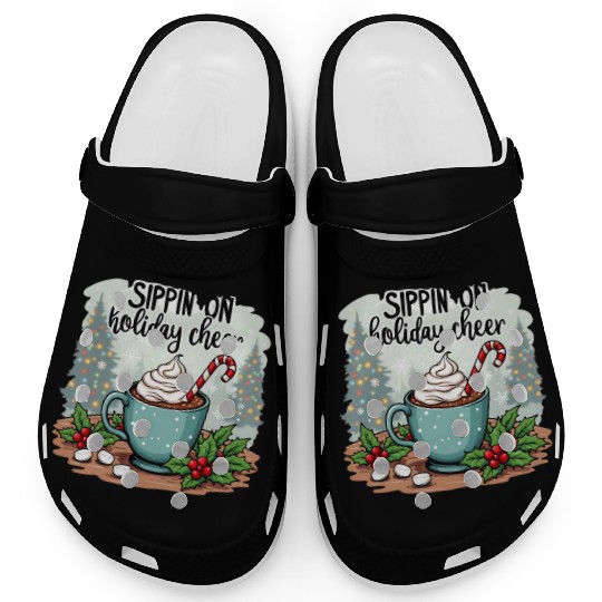 Sippin' On Holiday Cheer Hot Cocoa Clogs