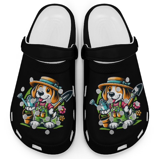 Beagle Gardener Clogs