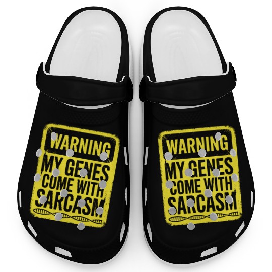 Sarcastic Genealogy DNA Test Genetics Biologist Clogs