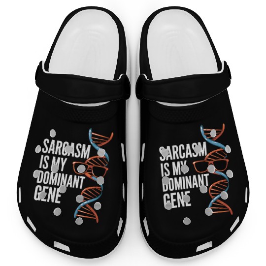 Sarcastic Genealogy DNA Test Genetics Biologist Clogs