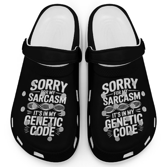 Sarcastic Genealogy DNA Test Genetics Biologist Clogs