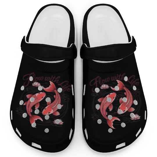 Koi Fish Flow With Life Clogs