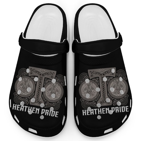 Asatru Valhalla Scandinavian Pride Norsemen Viking Clogs