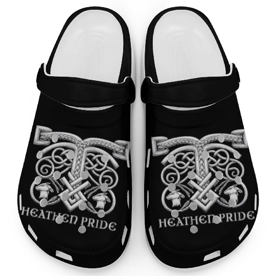 Asatru Valhalla Scandinavian Pride Norsemen Viking Clogs
