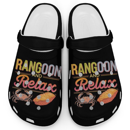 Crab Rangoon Lover American Chinese Sea Food Clogs