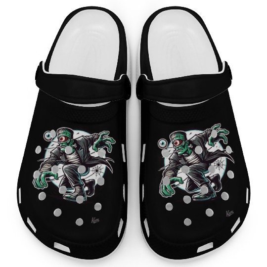 The Green One-Eyed Cyclops Monster Clogs