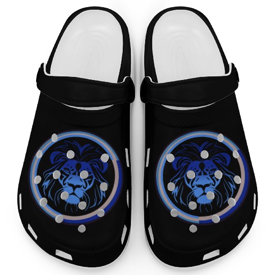 Inspirational Lion design Add your own text Clogs