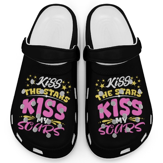 Inspiring Kiss the Stars, Embrace Your Scars Clogs