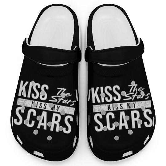 Inspiring Kiss the Stars, Embrace Your Scars Clogs